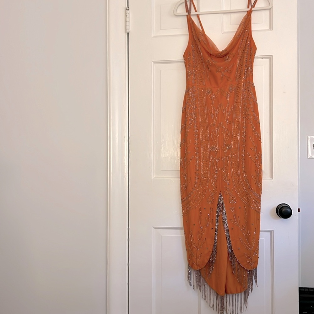 Beaded cocktail dress